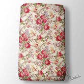 Watercolour Floral Printed Fabric